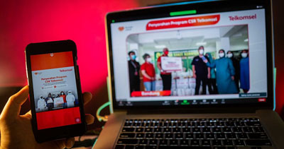 Telkomsel dan RZ Salurkan Bantuan APD dan Sembako kepada Nakes dan Pemulasaraan Jenazah COVID-19 